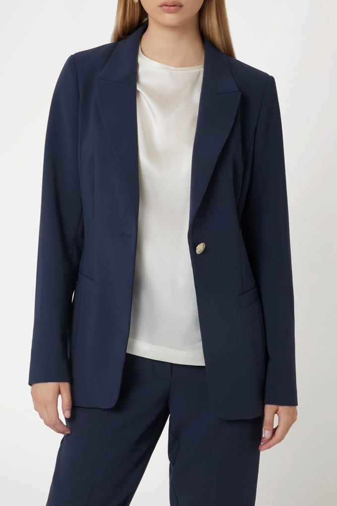 GUESS Marciano By  Leila Blazer Blue Impact Größe: 38 | Blazer Outlet | Damen | Blau