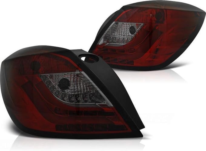 Achterlichten OPEL ASTRA H 03 04-09 3D GTC ROOD SMOKE LED