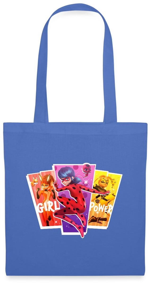 Miraculous Girl Power Ladybug Superheld Tas Van Stof Schoudertas