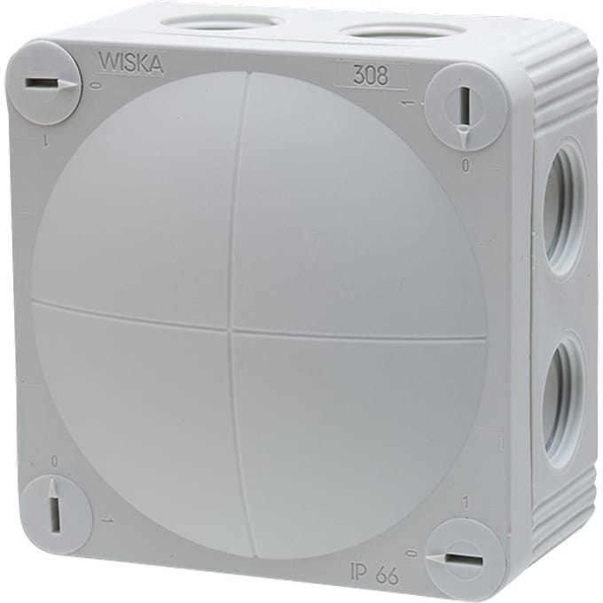 Wiska CombI Opbouw wand-/plafonddoos - 10060400 [2 stuks]