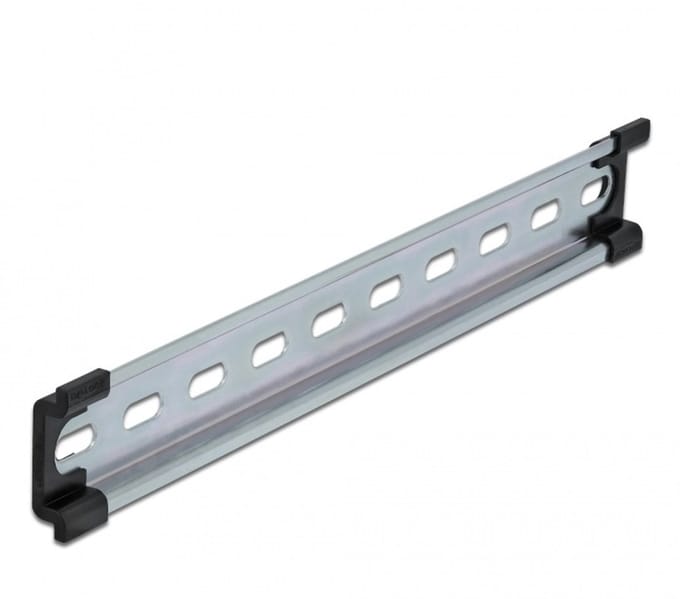 Delock Hutschiene 35 x 7,5 mm (10) Stahl gelocht