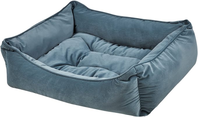 IZMIR - Dierenbed - Blauw - Fluweel