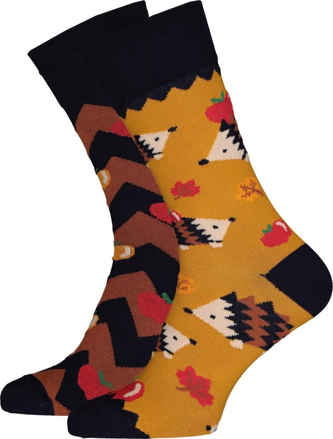 Many Mornings unisex sokken Apple Hedgehog - Unisex - Maat: 43 - 46