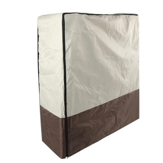 Opvouwbaar Bedhoes Stofdicht Waterdicht Opklapbed Beschermhoes voor Binnen Buiten Type 2 gray