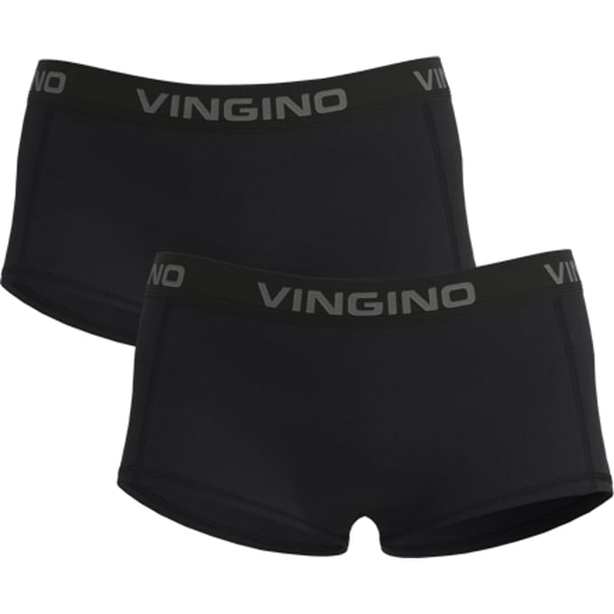 Vingino Boxer (2-pack) Deep Black Größe: XXS | Unterwäsche Outlet | kids | Schwarz