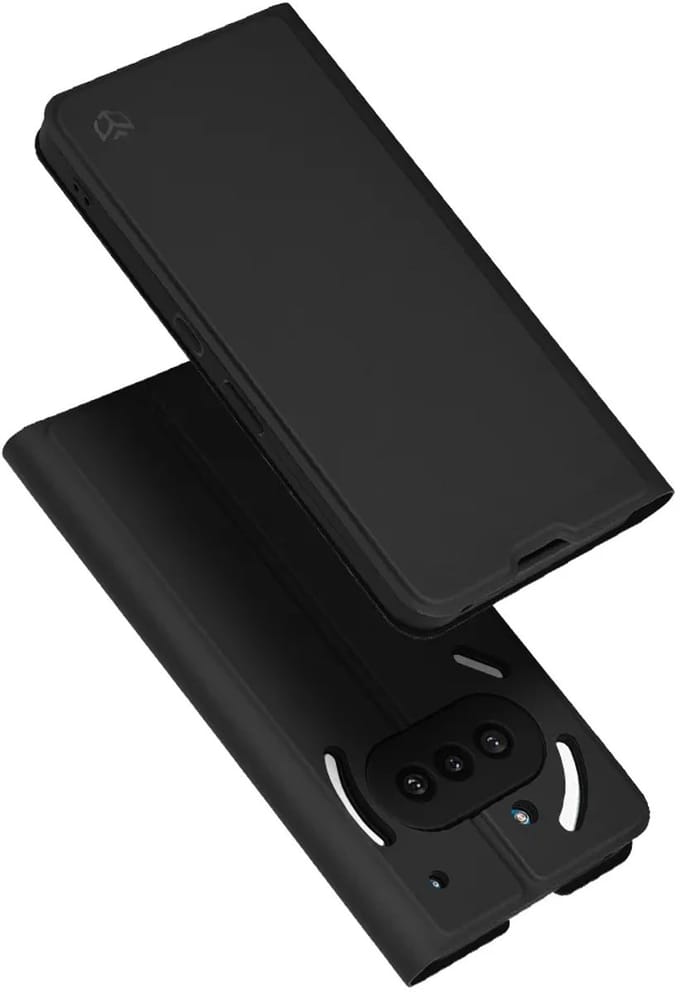 Hoesje geschikt voor Nothing Phone (3a) - Techsuit Magskin Book Wallet Case - Zwart