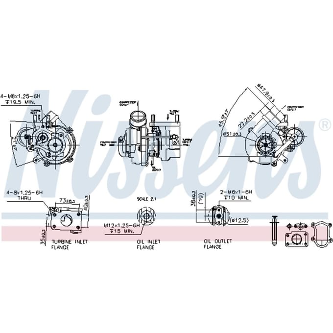 Supercharger, drukvulling NISSENS 93158
