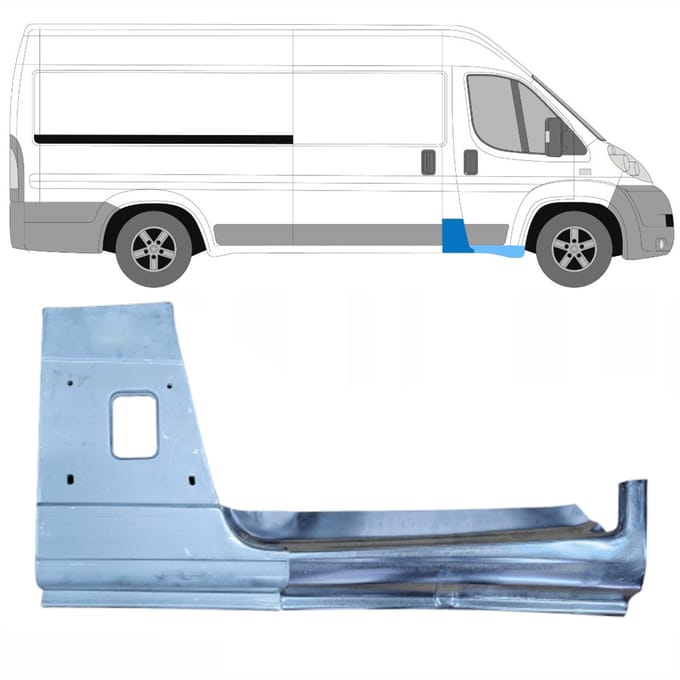 Reparatiepaneel set voor Citroen Jumper 2006-2025 / Rechts / Set