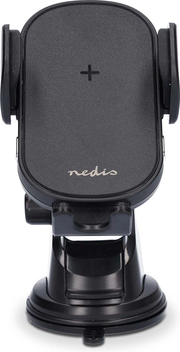 Nedis Draadloze Autolader - 7.5 / 10 / 15 W - 1.5 / 1.67 / 2.0 A - 1.00 m - USB Type-C - Inclusief kabel