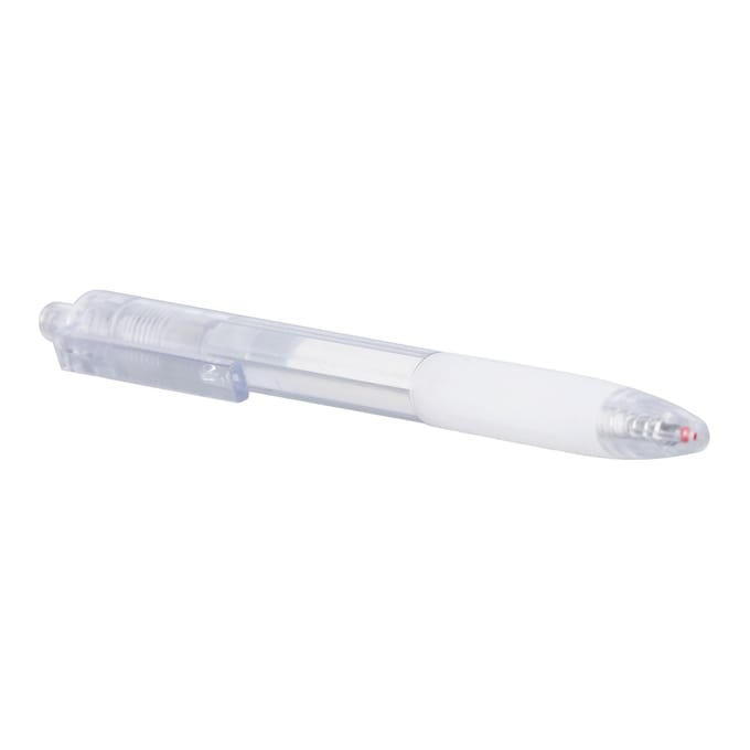 10 Stylos de Colle 18S à Séchage Rapide Blancs Collants avec 20 Recharges de Remplacement pour Bricolage white