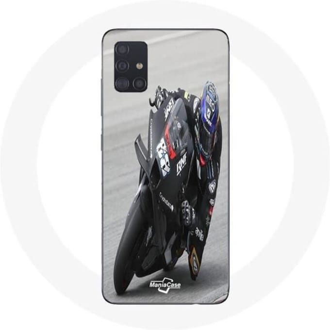 Coque maniacase pour Samsung Galaxy A51 miguel oliveira moto gp noir