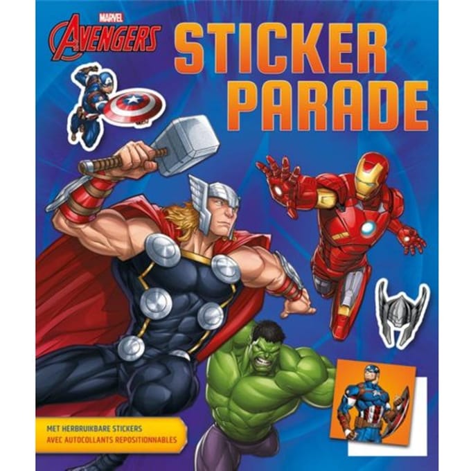 Marvel Avengers Sticker Parade Educatieve boeken (spelletjes en raadsels)