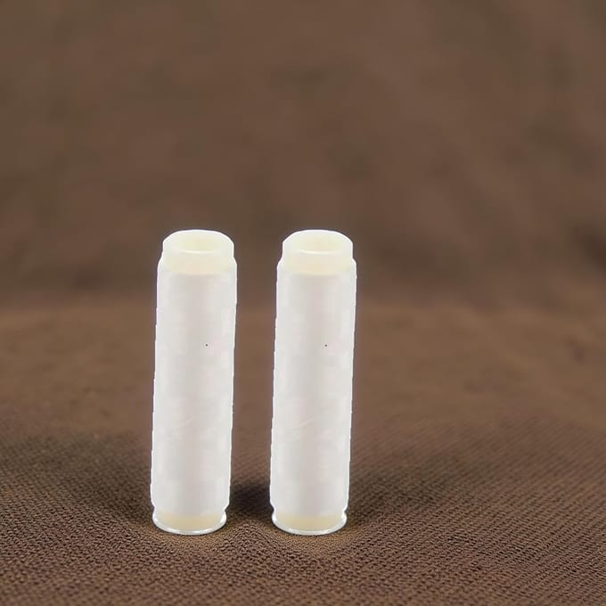 Visdraad Set - Nylon Lijn - Vissen Hengelsport - Elastisch Transparant - 2x 656 Voet - Wit