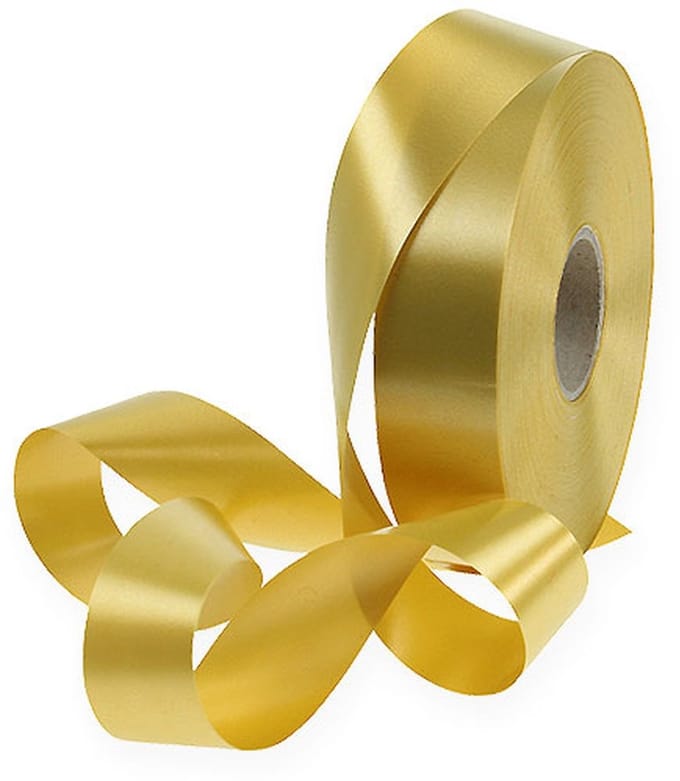 Krullint 30mm 100m goud