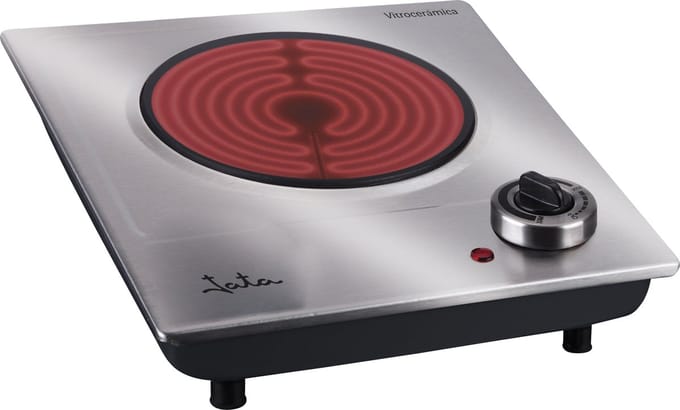 Jata V531- Keramische kookplaat - 1 pit - Ø18 cm- 1200W