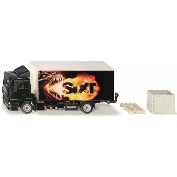 Siku 1997 MAN Truck Sixt met Laadklep Voertuigen Speelgoed voertuigen Diverse speelgoedvoertuigen