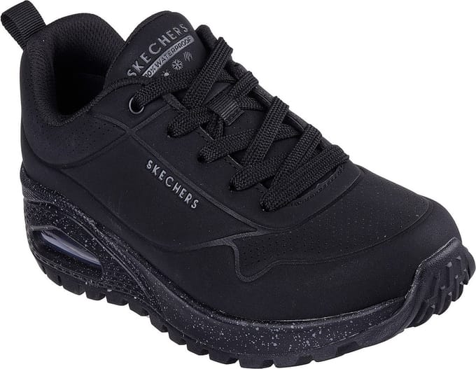 Skechers UNO RUGGED -SPOTTED TERRAIN damestrainers waterdicht 177164 BBK zwart