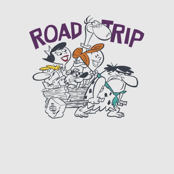 The Flintstones Road Trip Women's T-Shirt - Grey - L