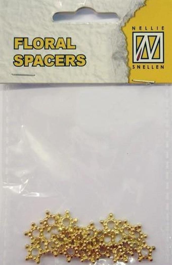 Floral Spacers (20) – gold nr. 10