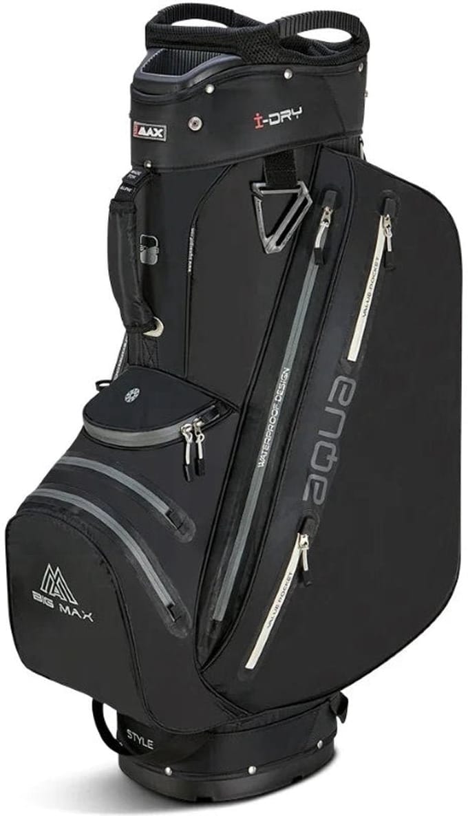 Big Max Aqua Style 4 - Waterdichte Golftas - Cartbag - Zwart