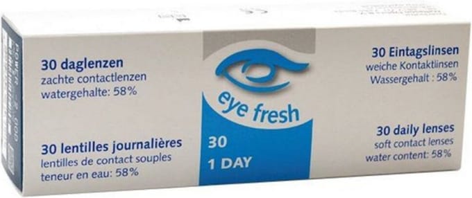 EYEFRESH LENS -2.25 DAGLENS