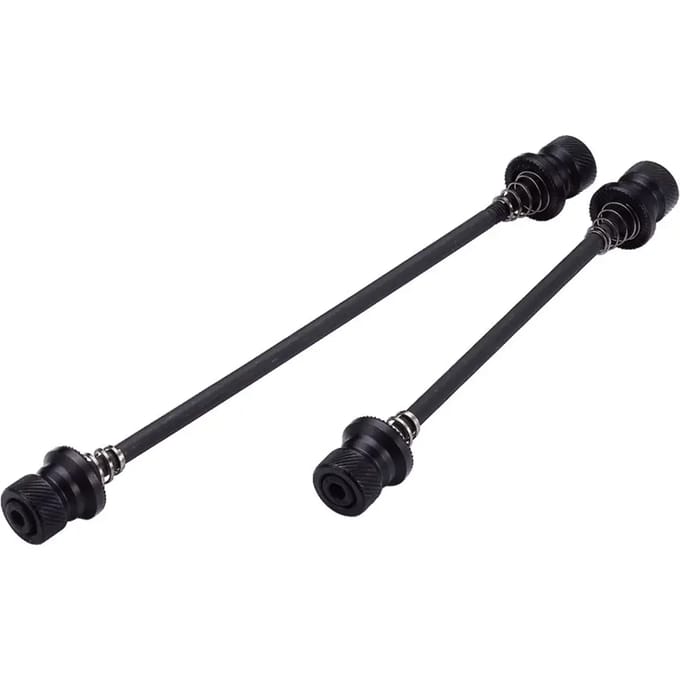 BBB Cycling Quick Release Set WheelFixed - Lichtgewicht Snelspanners Fiets - Voor- en Achterwiel - Aluminium - 100mm 135mm - BQR-03
