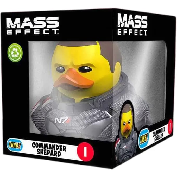 Numskull - Best of TUBBZ Boxed Badeend - Mass Effect - Commander Shepard - 9cm