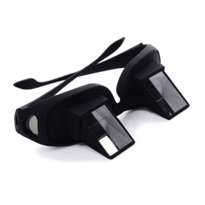 Grappige Horizontale Luie Bril voor Kinderen Refractieve Leesbril voor Liggend Zicht Creatieve Krantenstijl black