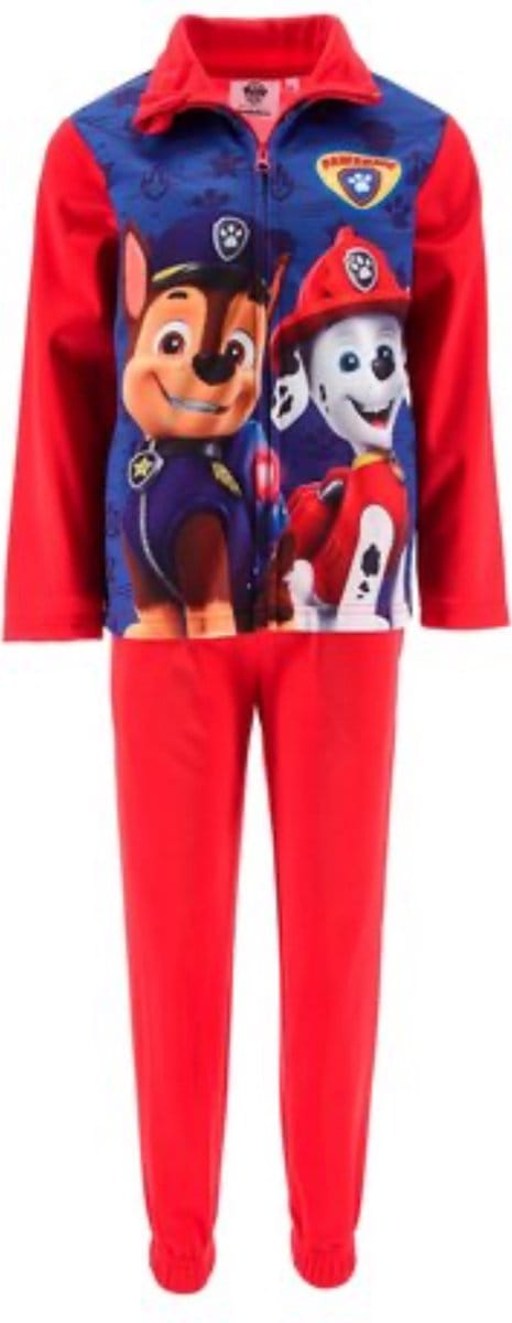 Paw Patrol Set - Trainingspak - Rood - Maat 116 (tot 6 jaar)