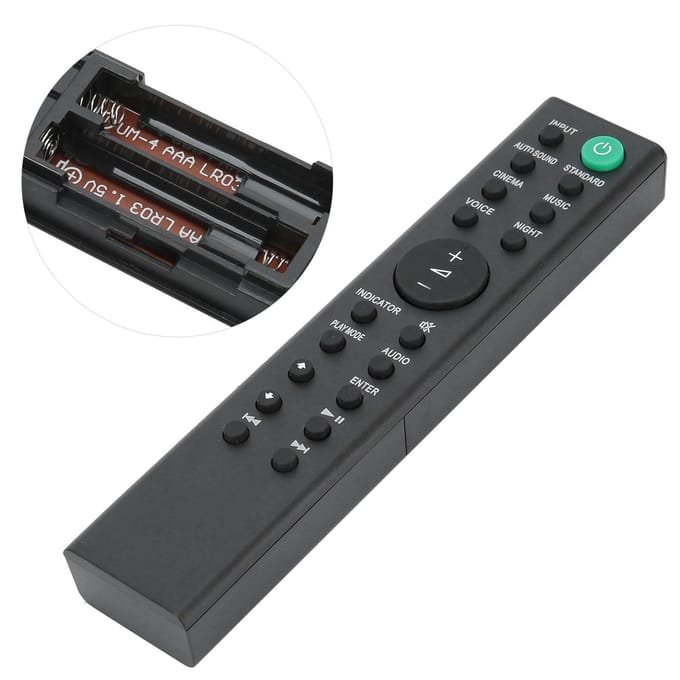 Luidspreker Controller Afstandsbediening Vervanging voor Sony HTS100FHTSF200HTSF150 black