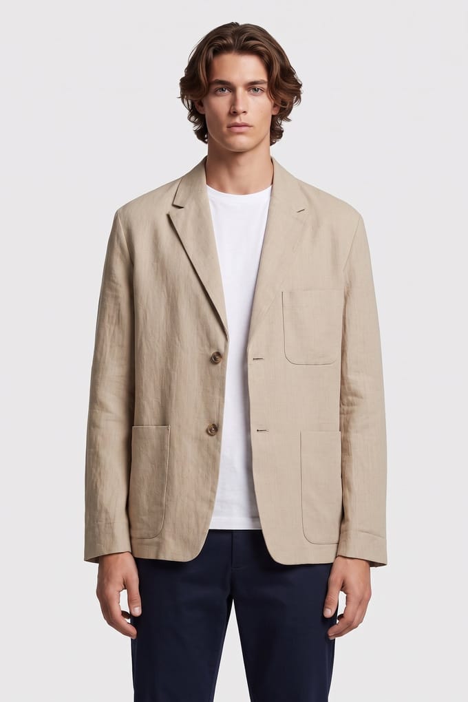 ARKET Devito Press Beige Taglia: 50 Short | Blazers Outlet | Uomo | Marrone