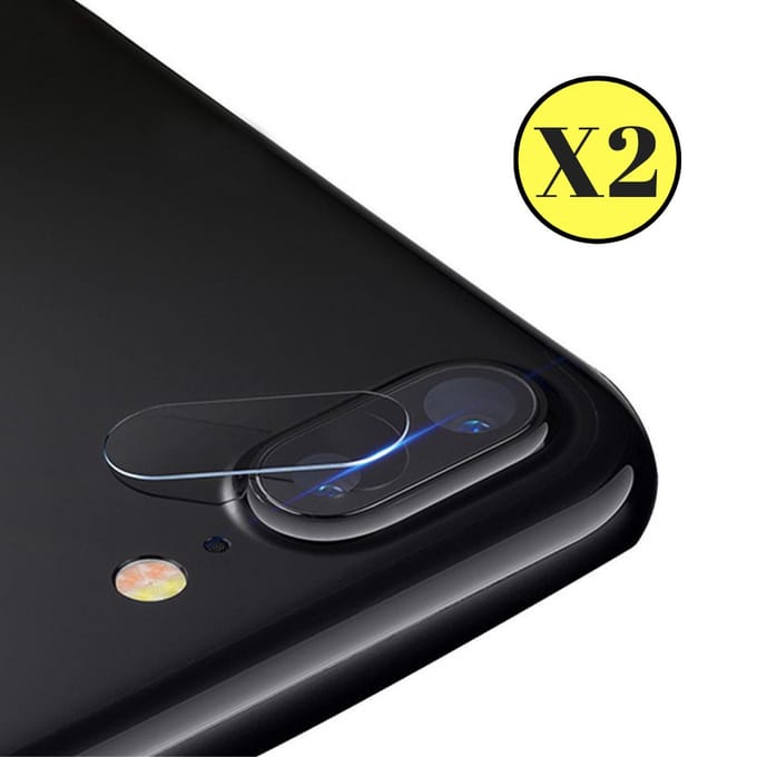 Camera Protector voor iPhone 7 Plus / iPhone 8 Plus - 2 stuks van glas Transparante glazen