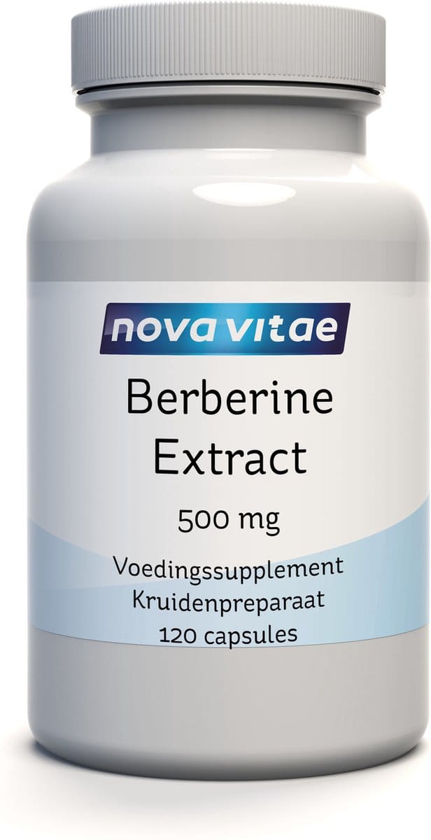 Nova Vitae - Berberine Extract - zuurbes - 500 mg - 120 capsules