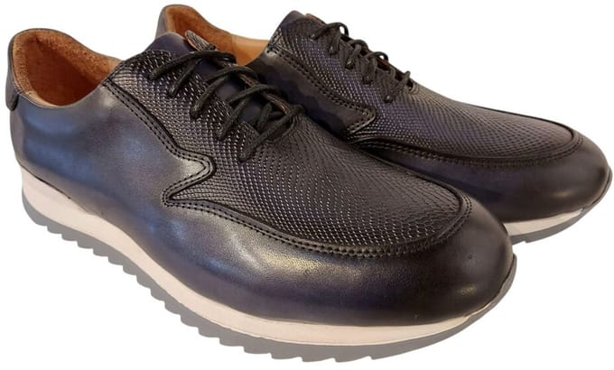 Adventure Sneaker Turijn Blauw Print