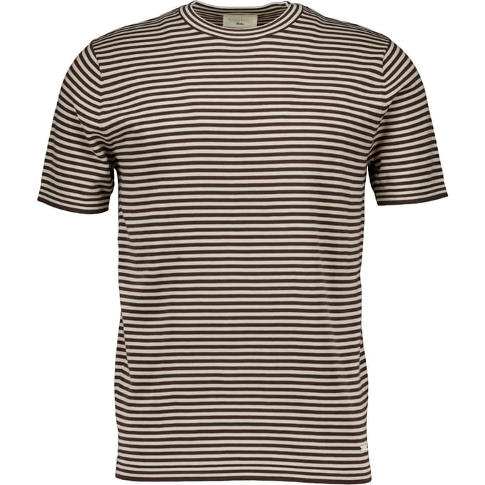 Seven Dials Weaving T-shirts Donkerbruin Sdl26106hu27