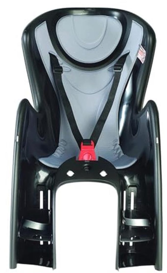 Bicycle Child Seat - Rear Mounted for Kids up to 22 kg - Black