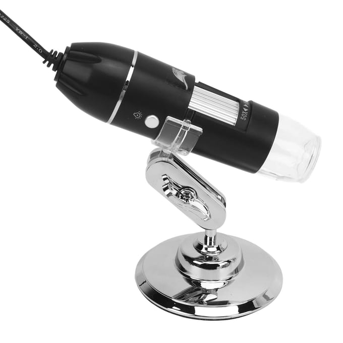1600X draadloze digitale microscoop, draagbare USB HD-inspectiemicroscoop met standaard voor Android