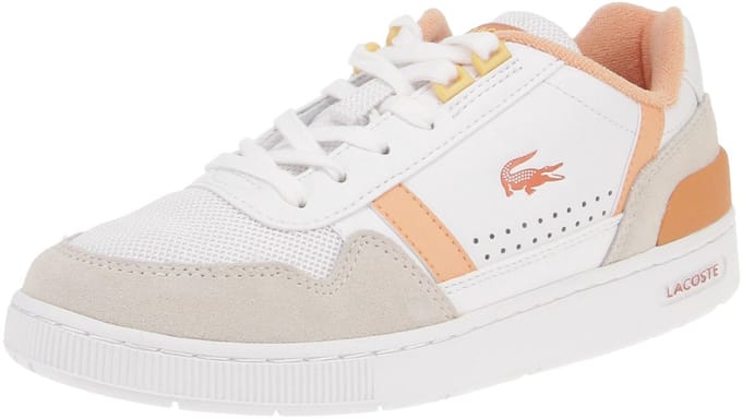 Lacoste 47SFA0063 T-Clip 124 4 SFA - Damesschoenen Sneaker - 1T2-WHT-Lt.Org
