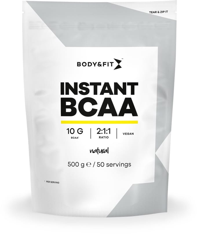 Body & Fit Instant BCAA - Naturel Aminozuren - 500 gram (50 doseringen)