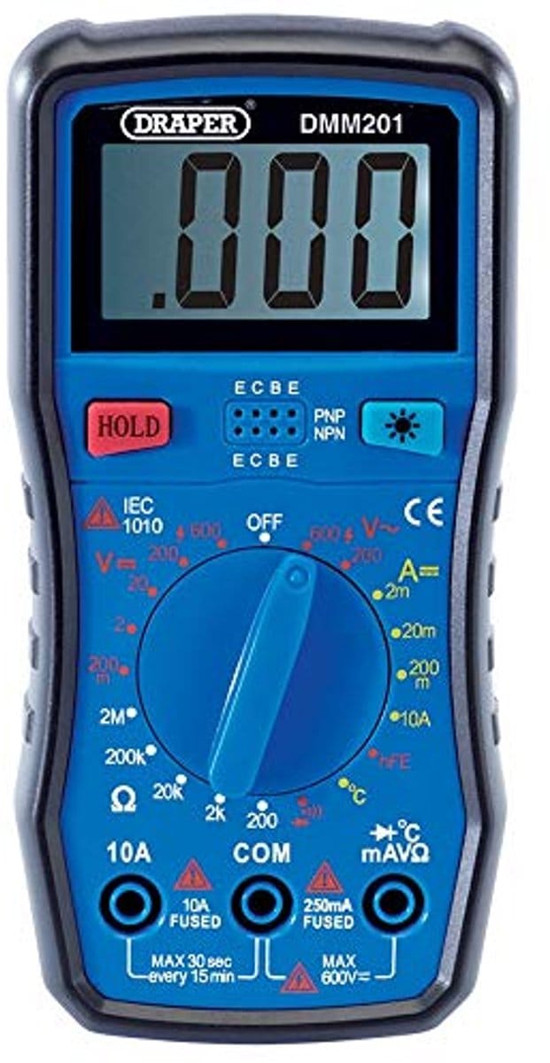 Digitale Multimeter met Achtergrondverlichting en Automatische Uitschakeling