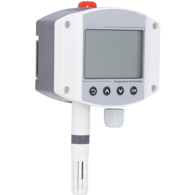 Temperatuursensor Vochtigheidstransmitter Wandmontage LCD-display 4‑20mA voor Machineapparatuur