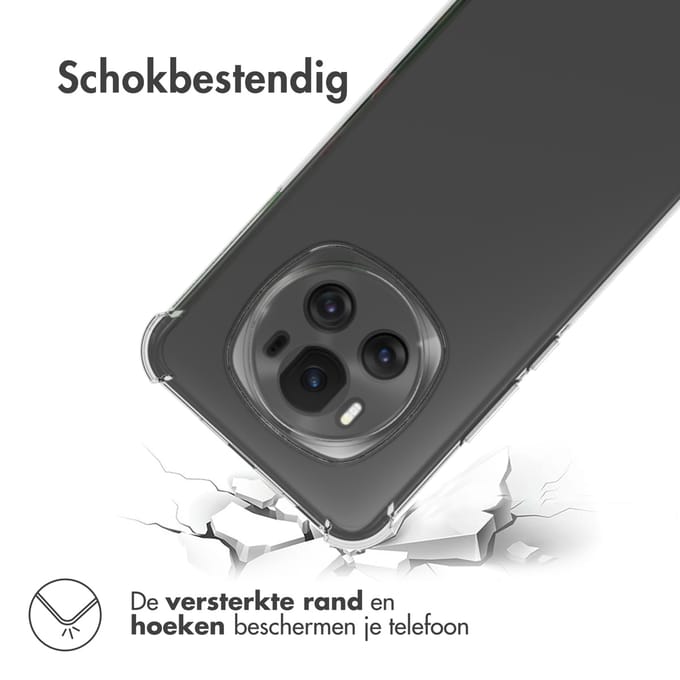 imoshion Hoesje - Geschikt voor Honor Magic 6 Lite - Shockproof Case - Transparant