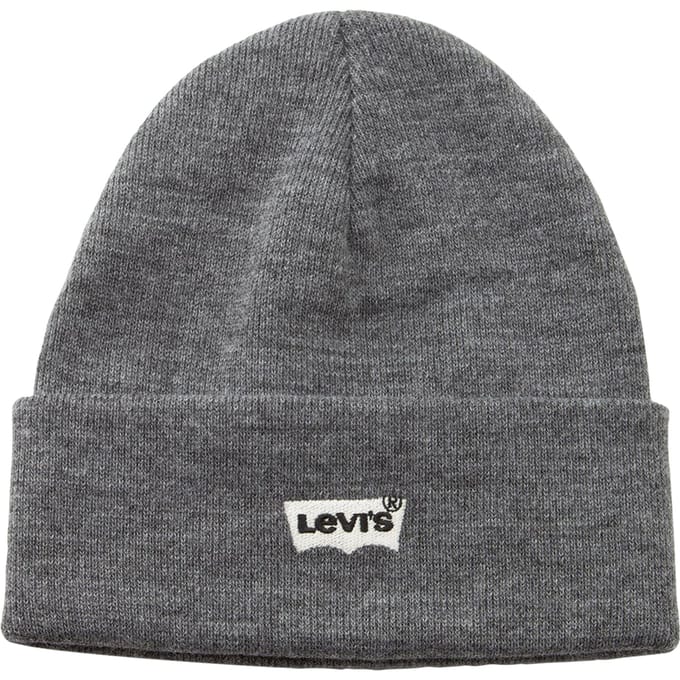 Levi's Batwing Embroidered Slouchy Beanie Black Größe: OS | Hüte Outlet | Herren | Schwarz
