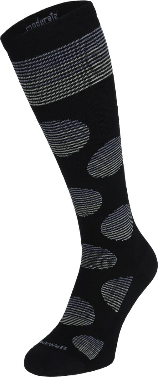Sockwell - Featherweight Dot Dames Compressiekousen Klasse 1 Black - Maat 35-38