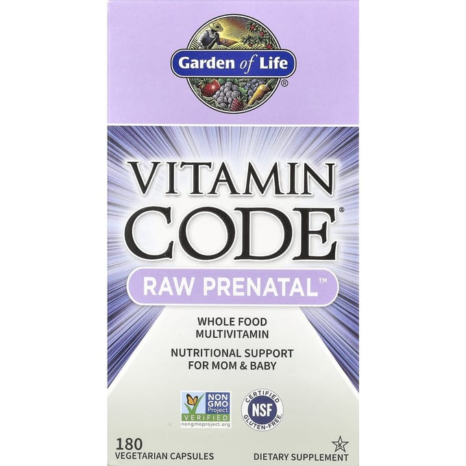 The Vitamin Code Prenatal (180 Capsules) - Garden Of Life