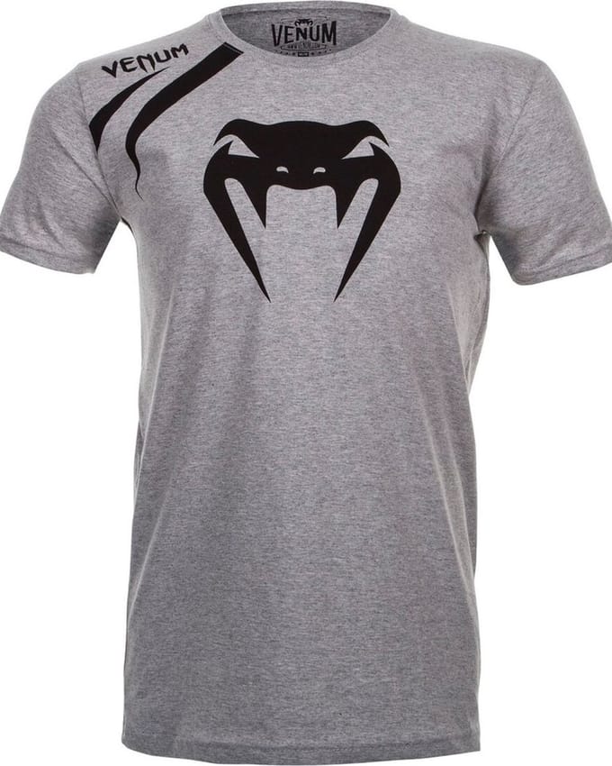Venum Training T-Shirt Katoen Grijs - S