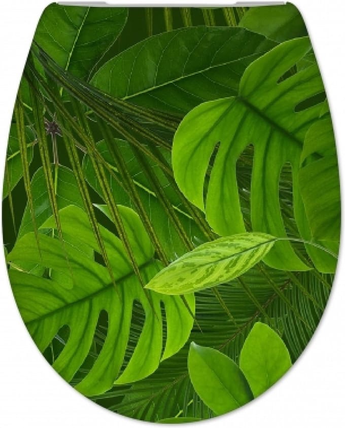 Sanifun Jungle toiletbril met softclose en quick-release – Duroplast – Multicolor
