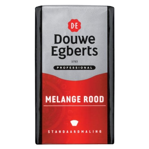 Koffie Douwe Egberts snelfiltermaling Melange Rood 250gr