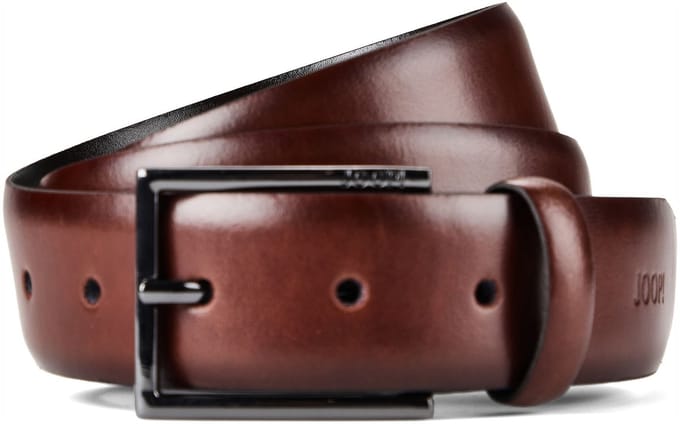 Joop! Riem leer - Jongens - 85 cm - chestnut