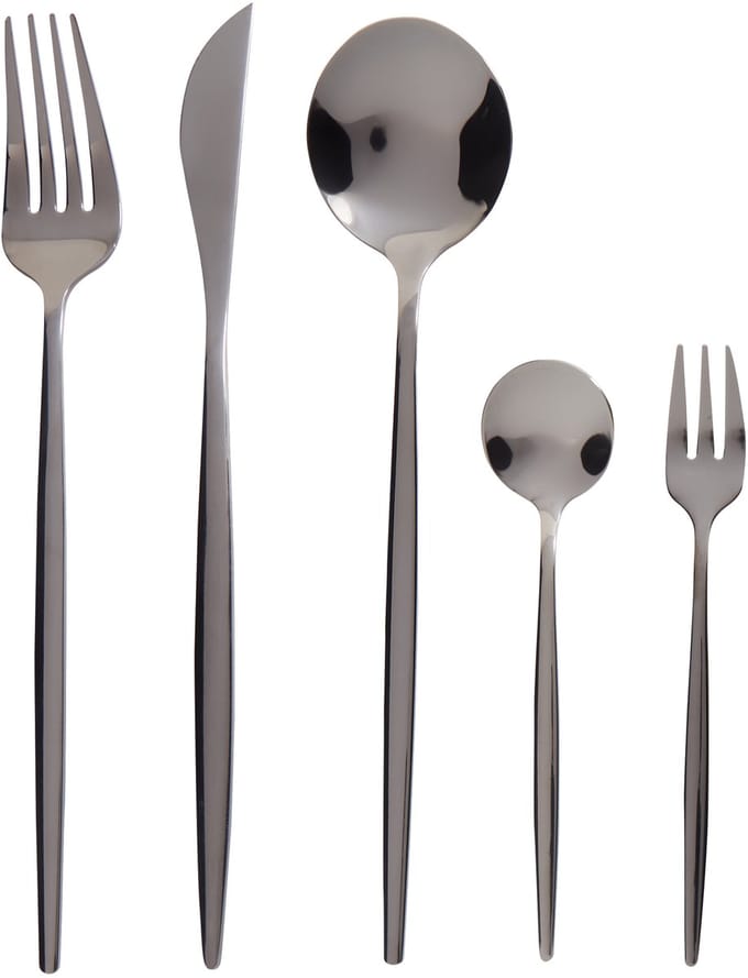 RIGATONI - Bestekset - Zwart - Roestvrij staal